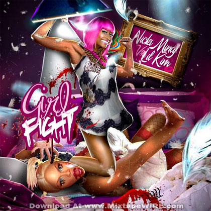 Download Nicki Minaj Vs. Lil Kim – Girl Fight Mixtape. Cover: Tracklist: